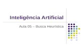 Inteligência Artificial Aula 05 – Busca Heurística.