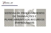 SISTEMA DE PROCESSAMENTO DE TRANSAÇÕES E PLANEJAMENTO DE RECURSOS EMPRESARIAIS.