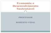 PROFESSOR ROBERTO VIDAL Economia e Desenvolvimento Sustentável.