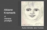 Auto-retrato aos 4 anos Akiane Kramarik A menina prodígio.
