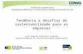1/XX Tendência e desafios de sustentabilidade para as empresas Luiz Augusto Barcellos Almeida Superintendente de Sustentabilidade Empresarial WORKSHOP.