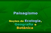 Paisagismo Noções de Ecologia, Geografia e Botânica.