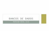 PROFESSOR RAFAEL SILVA BANCOS DE DADOS. OBJETIVOS DA DISCIPLINA Apresentar os principais conceitos de bancos de dados Compreender a importância da utilização.