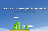 INF 1771 – Inteligência Artificial Aula 03 – Busca Heurística Edirlei Soares de Lima.