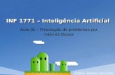 INF 1771 – Inteligência Artificial Aula 01 – Resolução de problemas por meio de Busca Edirlei Soares de Lima.