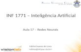 INF 1771 – Inteligência Artificial Edirlei Soares de Lima Aula 17 – Redes Neurais.