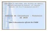 CONFERÊNCIA NACIONAL DOS BISPOS DO BRASIL Conselho Episcopal de Pastoral – 25ª Reunião Brasília – DF, 15 a 17 de fevereiro de 2011 Análise de Conjuntura.