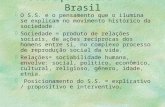Serviço Social no Brasil §O S.S. e o pensamento que o ilumina se explicam no movimento histórico da sociedade. §Sociedade = produto de relações sociais,