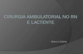 Marco Daiha. Definição de Cirurgia Ambulatorial: _É a intervenção cirúrgica programada, realizada sob anestesia geral ou local, que, embora habitualmente.