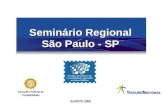 Seminário Regional São Paulo - SP AGOSTO 2008 Conselho Federal de Contabilidade.