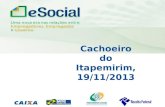 Uma nova era nas relações entre Empregadores, Empregados e Governo. Cachoeiro do Itapemirim, 19/11/2013.