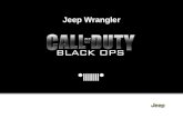 Jeep Wrangler. Edição Especial Call of Duty Da associação resultante entre a Jeep e a Activision Inc, empresa criadora do jogo de computador, Call.