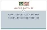 CONCEITOS BÁSICOS DO SOCIALISMO CIENTÍFICO Curso Nível II.