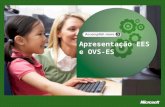 Apresentação EES e OVS-ES. EES - Enrollment for Education Solution Soluções Microsoft Programas de licenciamento Acadêmicos Enrollment for Education Solutions.