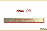 Aula 09 CONCORDÂNCIA DE RETAS CONCORDÂNCIA DE RETAS COM ARCO DE CIRCUNFERÊNCIA. COM ARCO DE CIRCUNFERÊNCIA.