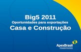Título da apresentação Big5 2011 Oportunidades para exportações Casa e Construção.