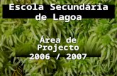 Escola Secundária de Lagoa Área de Projecto 2006 / 2007 Mª Alexandra S. Seara Medeiros.