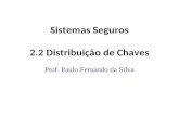 Sistemas Seguros 2.2 Distribuição de Chaves Prof. Paulo Fernando da Silva.
