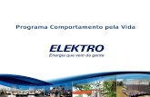 Www.elektro.com.br Titulo (Tahoma 28, branco, bold) Elektro Programa Comportamento pela Vida Março 2012 Programa Comportamento pela Vida.
