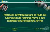 Brasília/DF – 09/2012 Melhorias da Infraestrutura de Rede das Operadoras de Telefonia Móvel e das condições de prestação do serviço João Rezende Anatel.