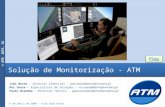 © ATM SGPS, SA Solução de Monitorização - ATM 17 de Abril de 2008 – Vila Galé Porto Play João Neves – Director Comercial – joao.neves@atminformatica.pt.