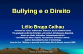 1 Promotor de Justiça Lélio Braga Calhau Bullying e o Direito Lélio Braga Calhau Promotor de Justiça do Ministério Público do Estado de Minas Gerais Pós-graduado.