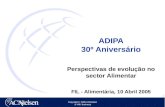 1 Copyright © 2005 ACNielsen a VNU business ADIPA 30º Aniversário Perspectivas de evolução no sector Alimentar FIL - Alimentária, 10 Abril 2005.