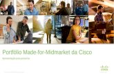 © 2010 Cisco e/ou suas afiliadas. Todos os direitos reservados. Confidencial da Cisco 1 Apresentação para parceiros Portfólio Made-for-Midmarket da Cisco.