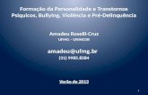 Formação da Personalidade e Transtornos Psíquicos, Bullying, Violência e Pré-Delinquência Amadeu Roselli-Cruz UFMG – UNINCOR amadeu@ufmg.br (31) 9985.8584.
