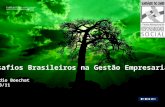 Árvores do Cerrado, muitas e únicas, assim como as organizações. Desafios Brasileiros na Gestão Empresarial Cláudio Boechat 29/03/11.