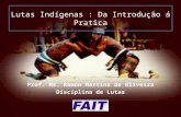 Lutas Indígenas : Da Introdução á Pratica Prof. Ms. Ramon Martins de Oliveira Disciplina de Lutas 2013.