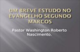 Pastor Washington Roberto Nascimento.. 1. O tema do segundo livro do Novo Testamento é: Jesus - O Servo do Senhor. 2. Nenhuma genealogia é apresentada.