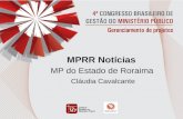 MPRR Notícias MP do Estado de Roraima Cláudia Cavalcante.