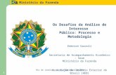 Ministério da Fazenda 1 Rio de Janeiro, 11 de fevereiro de 2014 Os Desafios da Análise de Interesse Público: Processo e Metodologia Emerson Gazzoli Secretaria.