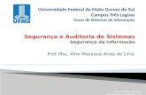 Prof. Msc. Vitor Mesaque Alves de Lima vitor.lima@ufms.br | vitormesaque@ledes.net.