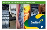 Apoiar a internacionalização de empresas brasileiras. Objetivo: Centros criados pela Apex-Brasil no exterior, como plataformas de acesso aos principais.
