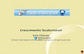 Crescimento Sustentável Luiz Chaves Diretor de Desenvolvimento Humano e Organizacional.