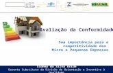 Sidney da Silva Aride Gerente Substituto da Divisão de Orientação e Incentivo à Qualidade Sua importância para a competitividade das Micro e Pequenas Empresas.