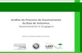Análise do Processo de Assoreamento da Baía de Antonina: Assoreamento X Dragagem Prof. Dr. Eduardo Vedor de Paula.