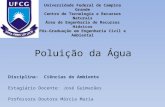 Poluição da Água Disciplina: Ciências do Ambiente Estagiário Docente: José Guimarães Professora Doutora Márcia Maria Universidade Federal de Campina Grande.