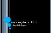 POLUIÇÃO DA ÁGUA Prof. Regis Romero. DISTRIBUIÇÃO DA ÁGUA NO PLANETA.