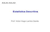Estatística Descritiva Prof. Victor Hugo Lachos Davila AULA1-AULA2.