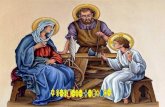 Com Jesus, Maria e José Ainda no clima do Natal, a Igreja celebra a FAMÍLIA SAGRADA de Nazaré. Queremos também louvar e agradecer a Deus por todas as.