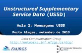 ` Aula 2: Mensagens USSD Porto Alegre, setembro de 2013 Unstructured Supplementary Service Data (USSD) Aula 2: Mensagens USSD Porto Alegre, setembro de.