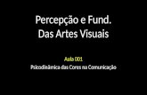 Percepção e Fund. Das Artes Visuais Aula 001 Psicodinâmica das Cores na Comunicação.