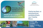 Valorações e sentenças ambientais na Costa Rica Macapá - 2009 Por Jorge Bonilla Cervantes Diretor da Unidade Técnica e Juiz Suplente.