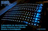 Laboratório de electrónica de Raios Cósmicos (e-CRLab): Ensino e Investigação Luis Mendes.