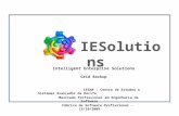 IESolutions Intelligent Enterprise Solutions CESAR – Centro de Estudos e Sistemas Avançados de Recife Mestrado Profissional em Engenharia de Software Fábrica.