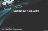 NUTRIÇÃO E CÂNCER Seminário Integrador II Profª: Paula Rosane Vieira Guimarães.