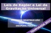 PROFESSOR: DEMETRIUS LEÃO SÉRIE: 1º ANO DISCIPLINA: FÍSICA 1 TEMPORADA 2013.